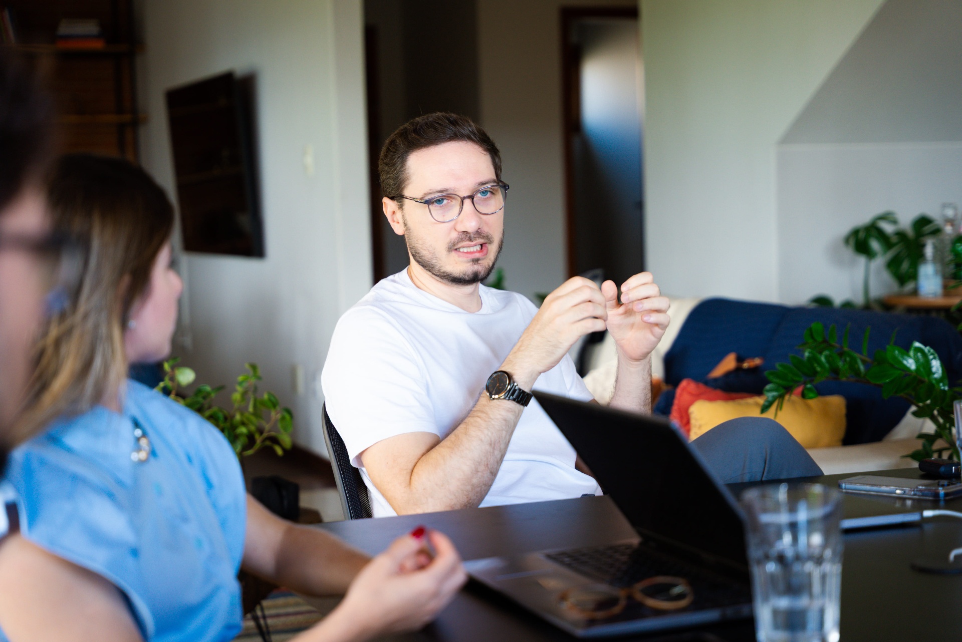 Willian Vitale em reunião de consultoria com cliente